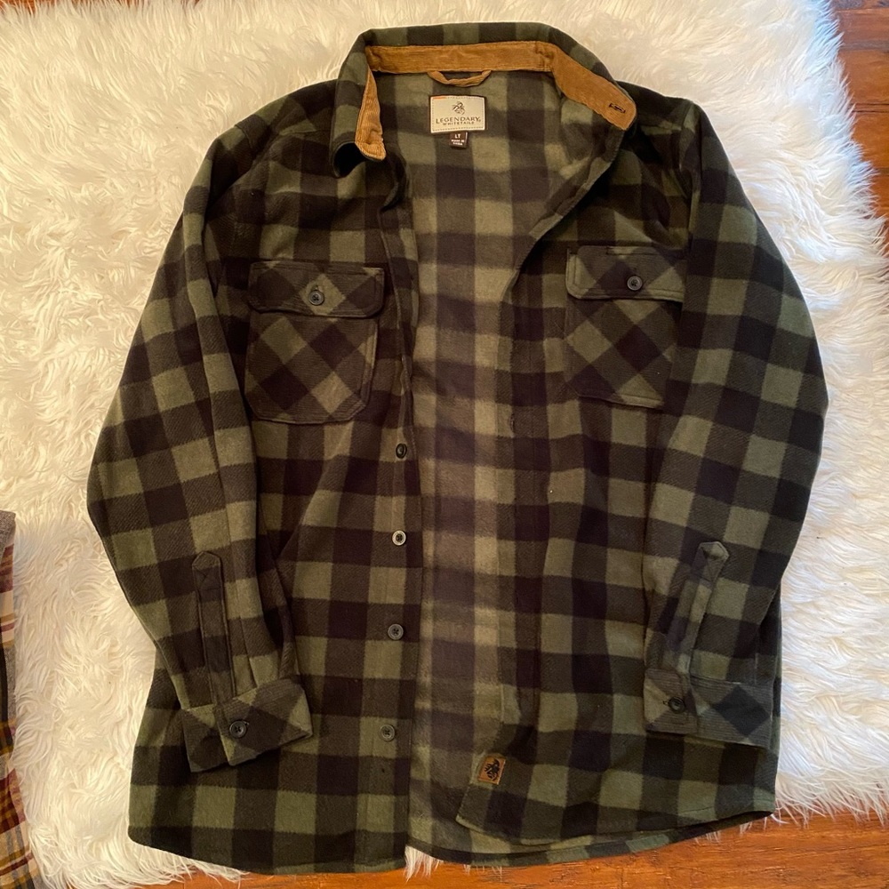 Legendary Whitetails Men's Navigator Fleece Button Up Shirt